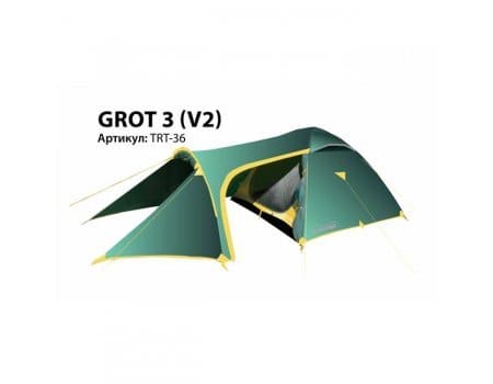 Палатка Tramp Grot 3 (V2) | Tramp - TRT-36