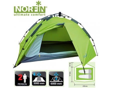 Двухместная палатка Norfin Zope 2 | Norfin - NF-10401
