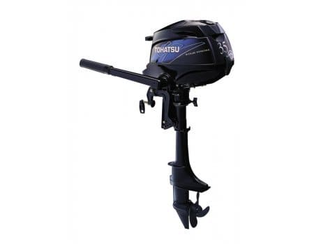 Подвесной 2-х тактный бензиновый лодочный мотор Tohatsu M3.5В2 S | Tohatsu - M3.5В2S