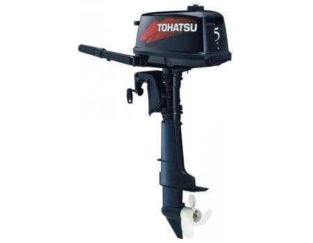 Подвесной 2-х тактный бензиновый лодочный мотор Tohatsu M5ВD S | Tohatsu - M5ВDS